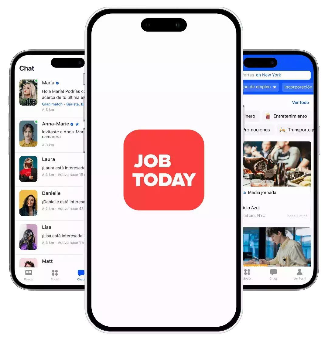 Job Today app for recruitment