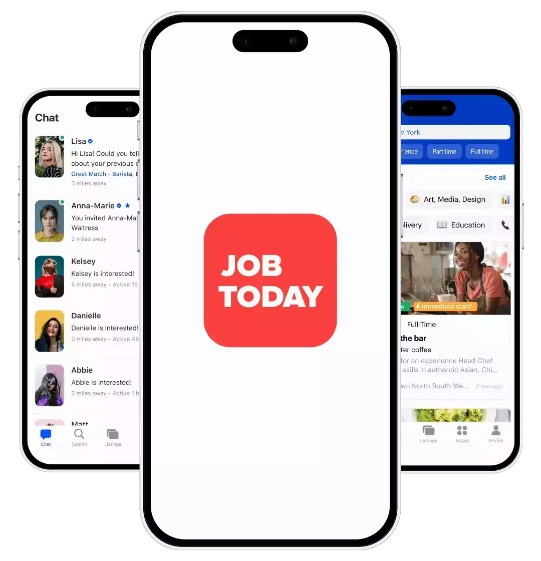 Job Today app for recruitment